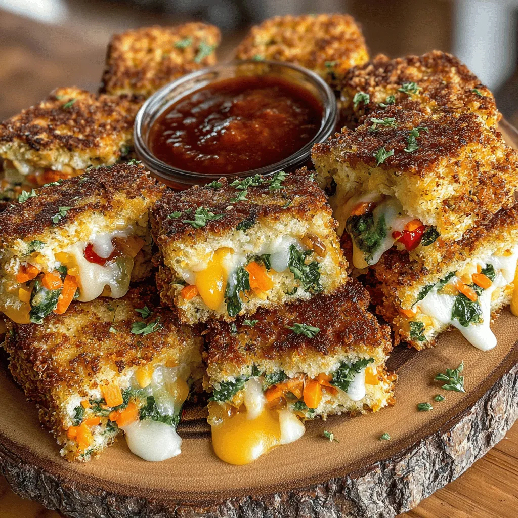 The foundation of any great grilled cheese is, of course, the ingredients that go inside it. For our Mini Veggie Grilled Cheese Dippers, finely chopping the vegetables is crucial. This step is not just about aesthetics; it significantly impacts both texture and flavor distribution. When vegetables are chopped finely, they become more integrated into the cheese mixture, ensuring that each bite is a harmonious blend of flavors.