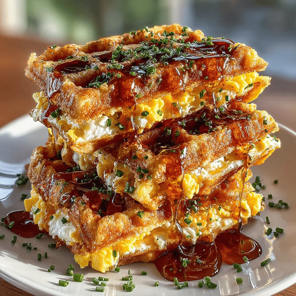 Mini Waffle Egg Sandwich Sliders are the ideal breakfast treat that combines fun, flavor, and versatility. Perfect for a relaxed weekend brunch, a festive gathering, or even a busy weekday morning, these sliders elevate the humble breakfast sandwich into a delightful experience. Imagine crispy mini waffles layered with fluffy scrambled eggs and savory additions like bacon or cheese, all tied together with a drizzle of rich maple syrup. The contrast of savory and sweet makes each bite a delicious surprise, appealing to both kids and adults alike.