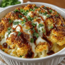 In the realm of comfort food, the Cheesy Jalapeño Cauliflower Bake stands out as a delightful twist on traditional cheesy dishes. This recipe offers a rich, creamy experience that satisfies cheese lovers while simultaneously catering to those seeking a healthier alternative. By using cauliflower as the foundation, this dish transforms a beloved classic into a guilt-free option that doesn’t skimp on flavor.
