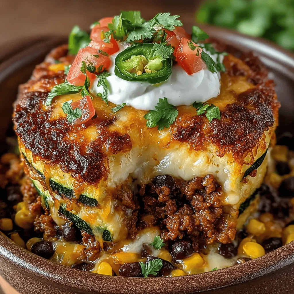 If you're on the lookout for a dish that delights the taste buds while offering wholesome nutrition, look no further than the Baked Taco Zucchini Casserole. This vibrant and hearty meal combines the familiar flavors of classic tacos with the wholesome goodness of zucchini, making it a fantastic option for family dinners, potlucks, or cozy gatherings with friends. The appeal of this casserole lies not just in its robust flavor but also in its adaptability. Whether you need a gluten-free option or want to sneak in some extra veggies, this recipe can be tailored to fit various dietary preferences.
