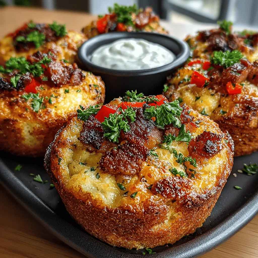To achieve the best results with your Savory Mini Turkey Bacon Hash Bites, preheat your oven to 375°F (190°C). This temperature ensures that your bites cook evenly and develop a golden-brown crust without burning. Baking them for 18-22 minutes is typically sufficient, but factors like your oven type and the size of your muffin tin can affect timing. It's essential to keep an eye on them as they bake.