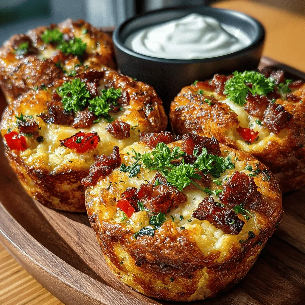 To achieve the best results with your Savory Mini Turkey Bacon Hash Bites, preheat your oven to 375°F (190°C). This temperature ensures that your bites cook evenly and develop a golden-brown crust without burning. Baking them for 18-22 minutes is typically sufficient, but factors like your oven type and the size of your muffin tin can affect timing. It's essential to keep an eye on them as they bake.