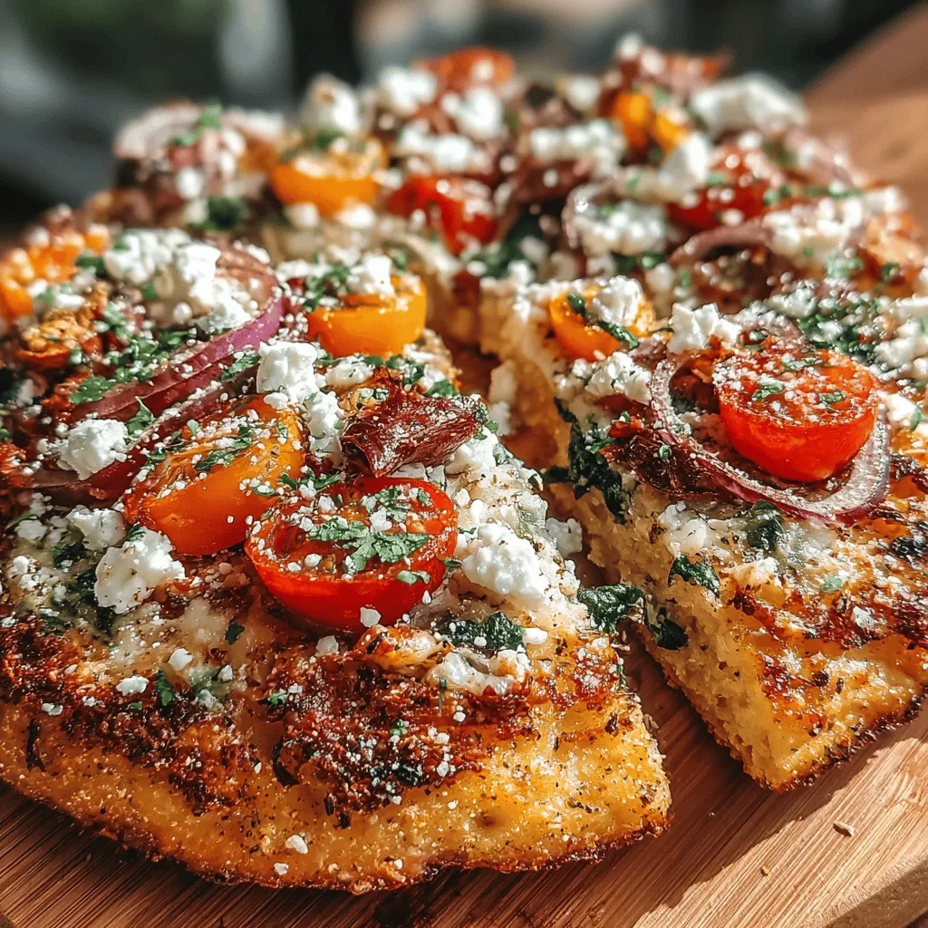 Flatbread pizza is gaining popularity as a versatile and health-conscious alternative to traditional pizza. This innovative approach allows for a myriad of toppings while catering to various dietary preferences. The Mediterranean Chickpea Flatbread Pizza stands out as a delightful option, marrying the classic allure of pizza with the wholesome benefits of chickpea flour. This recipe not only satisfies your cravings but also nourishes your body with its nutritious ingredients.