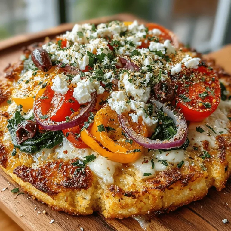 Flatbread pizza is gaining popularity as a versatile and health-conscious alternative to traditional pizza. This innovative approach allows for a myriad of toppings while catering to various dietary preferences. The Mediterranean Chickpea Flatbread Pizza stands out as a delightful option, marrying the classic allure of pizza with the wholesome benefits of chickpea flour. This recipe not only satisfies your cravings but also nourishes your body with its nutritious ingredients.