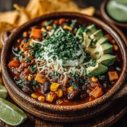 To elevate your Sweet Corn Chili Sensation, consider incorporating jalapeños for a spicy kick. These vibrant green peppers not only add heat but also contribute a fresh flavor that complements the sweetness of the corn. If you prefer a milder chili, simply omit the jalapeños or use them sparingly.