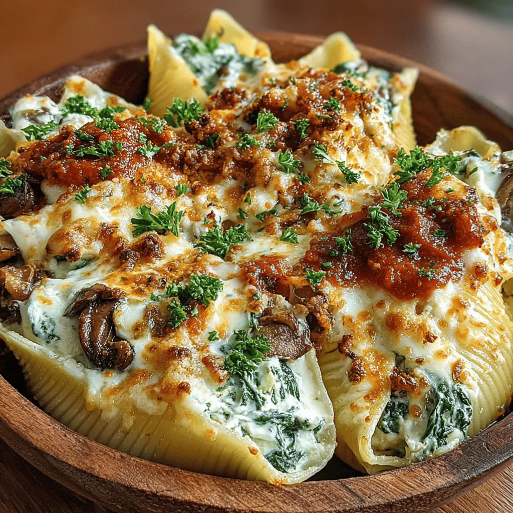 When it comes to comfort food, few dishes can rival the warmth and satisfaction of stuffed pasta shells. This classic Italian dish is not only a feast for the eyes but also a delightful treat for the palate. The combination of creamy ricotta cheese, earthy mushrooms, and fresh spinach creates a filling that is both rich and wholesome. Ideal for family dinners or special occasions, creamy mushroom spinach stuffed pasta shells offer a perfect way to bring loved ones together around the dinner table.