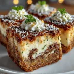 Zucchini is often celebrated for its versatility in savory dishes, but many might overlook its potential in desserts. This humble vegetable, often relegated to the sidelines, brings a unique texture and moisture that can elevate sweet treats to new heights. Among the myriad of ways to incorporate zucchini into desserts, zucchini cheesecake bars stand out as a delightful fusion of creamy, rich cheesecake flavor and the subtle earthiness of zucchini. These bars not only satisfy your sweet tooth but also add a nutritious twist by including vegetables, making them a guilt-free indulgence.