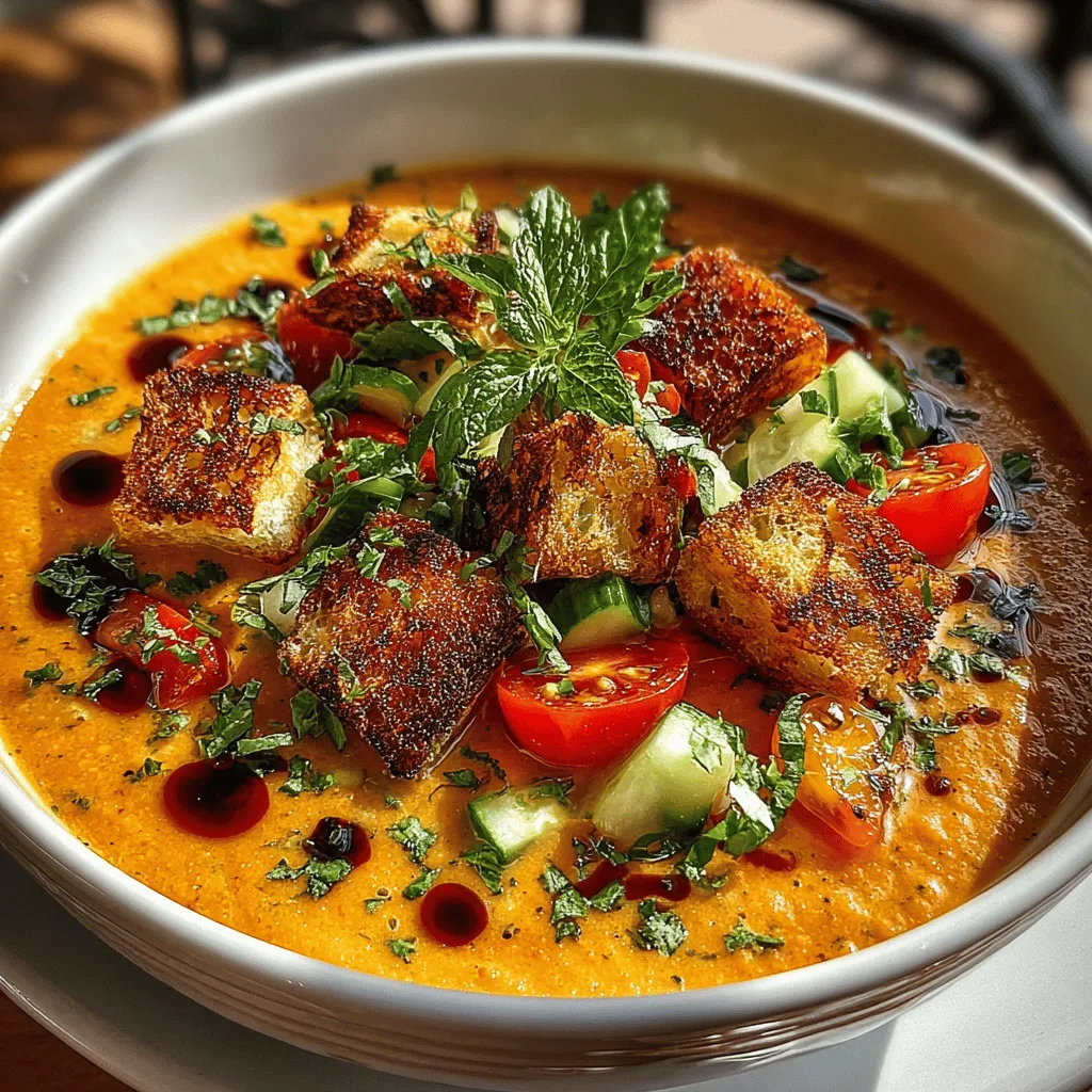 As the sun beats down and temperatures rise, nothing beats the heat quite like a refreshing bowl of chilled soup. These cool concoctions are the perfect antidote to sweltering days, offering not only respite from the heat but also a delightful medley of flavors and nutrients. Among the myriad of chilled soups, the Chilled Summer Bliss Soup stands out as a vibrant and nutritious option, ideal for light meals or appetizers.