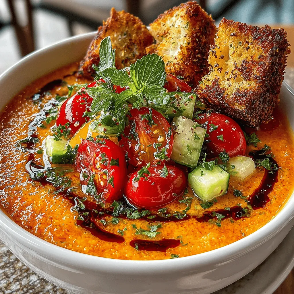 As the sun beats down and temperatures rise, nothing beats the heat quite like a refreshing bowl of chilled soup. These cool concoctions are the perfect antidote to sweltering days, offering not only respite from the heat but also a delightful medley of flavors and nutrients. Among the myriad of chilled soups, the Chilled Summer Bliss Soup stands out as a vibrant and nutritious option, ideal for light meals or appetizers.