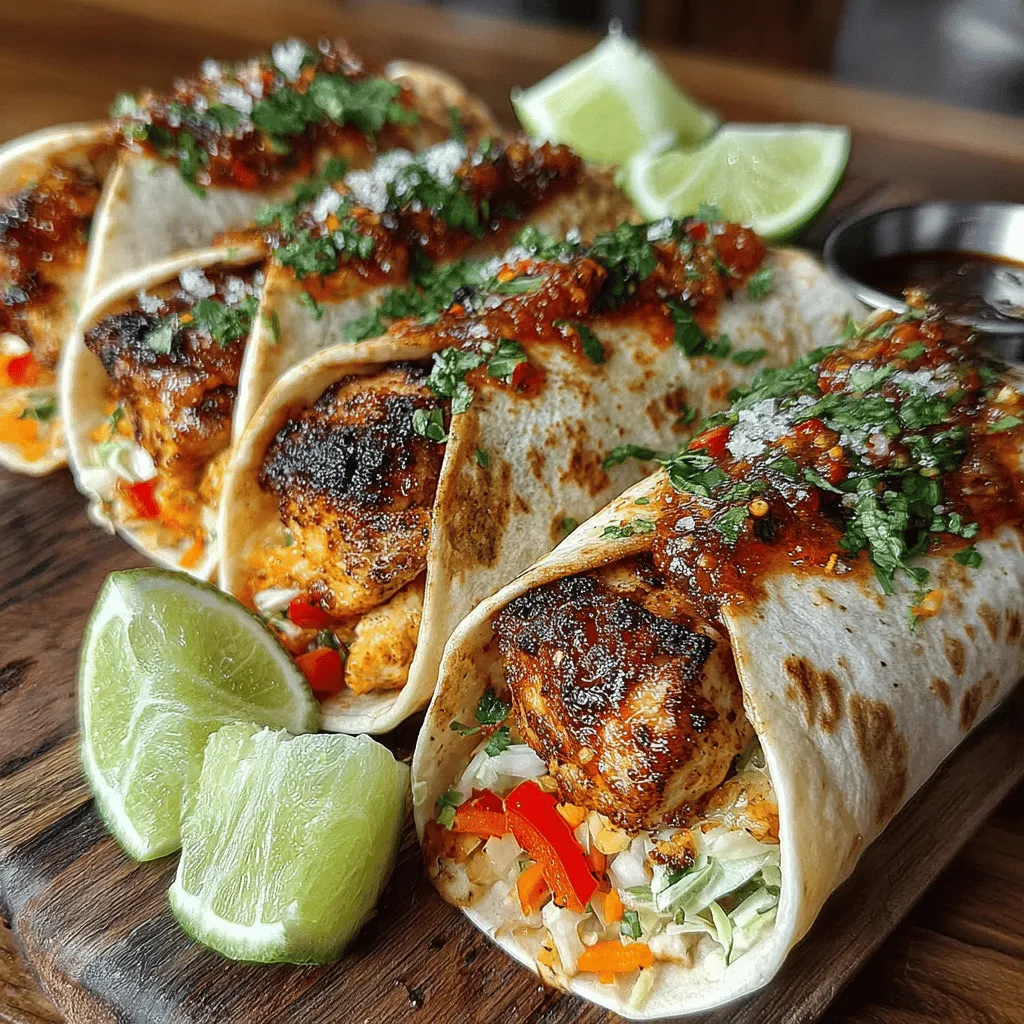 Sweet Chili Garlic Chicken Wraps are not just a meal; they are an experience that brings together a delightful fusion of flavors and textures. This dish combines the succulent taste of marinated chicken with the zesty kick of sweet chili sauce, complemented by the aromatic notes of garlic and ginger. Wrapped in a soft flour tortilla and filled with crisp vegetables, these wraps are perfect for anyone seeking a quick yet satisfying meal. Whether you’re hosting friends for a casual dinner or simply looking for a family-friendly recipe that can be prepared in a flash, Sweet Chili Garlic Chicken Wraps are sure to impress.