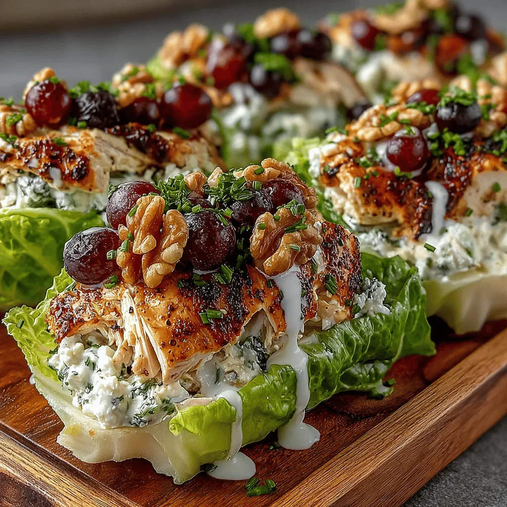 In a world where healthy eating is becoming increasingly important, finding delicious and nutritious recipes can often be a challenge. Enter the Crisp & Zesty Mini Chicken Salad Lettuce Boats—an easy-to-make dish that is perfect for lunch, a light dinner, or even as an appetizer for gatherings. This recipe not only satisfies your cravings but also provides a burst of flavor and freshness, making it a staple for your meal rotation. Packed with protein, healthy fats, and vibrant ingredients, these lettuce boats offer a delightful way to enjoy a wholesome meal without the guilt.