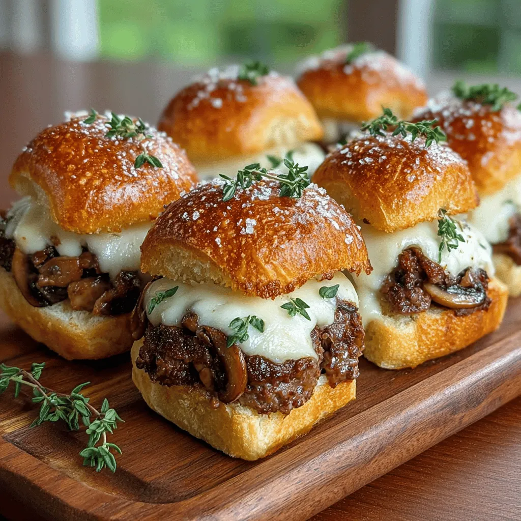 Sliders have become a culinary favorite, adored for their bite-sized convenience and versatility. Perfect for any occasion, these mini sandwiches can be tailored to suit a variety of tastes and preferences. Among the numerous slider variations, Mini Mushroom Swiss Sliders stand out with their unique combination of flavors that tantalize the taste buds. Imagine juicy patties infused with umami-rich mushrooms, melty Swiss cheese, and the savory kick of seasonings nestled between soft, mini buns. This delightful dish is not only a crowd-pleaser but also a fantastic way to elevate your gatherings, whether it’s a lively game day, a casual family dinner, or a festive party.