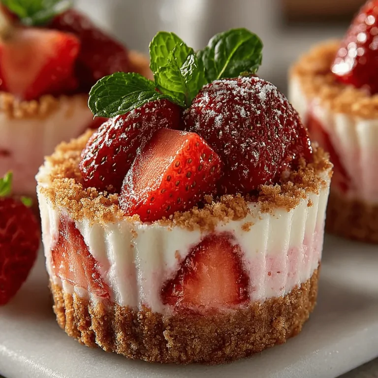 As the sun begins to shine brighter and temperatures rise, there's nothing quite like a refreshing dessert to complement the warm weather. One such delightful treat that perfectly fits the bill is the Frosty Strawberry Cheesecake Crust Bites. These little bites of bliss are not only a feast for the eyes with their vibrant colors but also provide a creamy, fruity flavor that tantalizes the taste buds. Ideal for summer picnics, birthday parties, or casual family gatherings, these bites are a versatile addition to any dessert table.