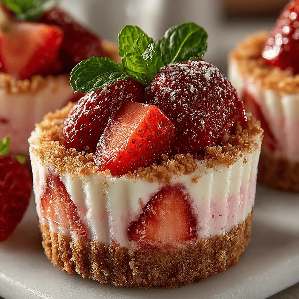As the sun begins to shine brighter and temperatures rise, there's nothing quite like a refreshing dessert to complement the warm weather. One such delightful treat that perfectly fits the bill is the Frosty Strawberry Cheesecake Crust Bites. These little bites of bliss are not only a feast for the eyes with their vibrant colors but also provide a creamy, fruity flavor that tantalizes the taste buds. Ideal for summer picnics, birthday parties, or casual family gatherings, these bites are a versatile addition to any dessert table.