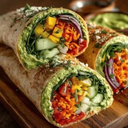 In recent years, there has been a remarkable shift toward plant-based diets, with an increasing number of individuals opting for meals that prioritize health and sustainability. Among the myriad of options available, wraps have emerged as a particularly convenient and versatile choice. They offer a quick way to enjoy a balanced meal, making them ideal for busy lifestyles or on-the-go dining. One standout recipe that captures this trend is the Avocado Hummus Veggie Wrap. This delectable dish marries the rich creaminess of ripe avocados with the wholesome goodness of fresh vegetables and protein-packed chickpeas, resulting in a wrap that is not only delicious but also packed with nutrients.