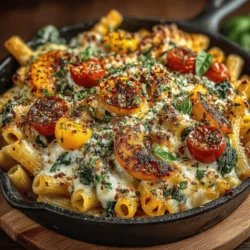 Sweet Summer Peach Pasta Bake