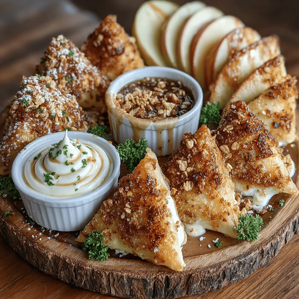 In a world filled with snack options that often lean heavily on the unhealthy side, it's refreshing to discover a recipe that is both delicious and nutritious. Enter <strong>Cinnamon Sugar Baked Apple Pita Chips with Creamy Yogurt Dip</strong>—a delightful treat that seamlessly combines the satisfying crunch of baked pita chips with the natural sweetness of apples and the creamy richness of yogurt. This recipe is not only a feast for the taste buds but also a healthier alternative to traditional snacks, making it perfect for any occasion, whether it’s a cozy movie night at home, a lively gathering with friends, or a wholesome afternoon treat for the family.” /></p>
</p>
<h2>Baking Tips</h2>
</p>
<p>When preparing your Cinnamon Sugar Baked Apple Pita Chips, vigilance is key to achieving the perfect texture without burning them. Here are some essential baking tips to ensure your chips come out golden and delicious:</p>
</p>
<p>1. <strong>Monitoring the Baking Process</strong>: Set a timer for the minimum recommended baking time, and check the chips frequently as they approach this time. Ovens vary, and pita chips can quickly go from perfectly crisp to burnt.</p>
</p>
<p>2. <strong>Rotating the Baking Sheet</strong>: Halfway through the baking time, consider rotating the baking sheet. This helps ensure even cooking and browning, as ovens often have hotspots.</p>
</p>
<p>3. <strong>Visual Indicators for Doneness</strong>: Look for a light golden brown color on the chips. They should appear crisp but not overly dark. You want them to have a satisfying crunch while retaining a slightly chewy center.</p>
</p>
<h2>Prepare the Apple Slices</h2>
</p>
<p>The apples are the star of this dish, and properly preparing them will enhance both the flavor and presentation of your baked chips.</p>
</p>
<h3>Slicing and Tossing with Lemon Juice</h3>
</p>
<p>1. <strong>Uniform Slices</strong>: Begin by slicing your apples into thin, even rounds. Aim for a thickness of about 1/8 inch. Thin slices will bake more evenly and become perfectly crisp.</p>
</p>
<p>2. <strong>Preventing Browning</strong>: Toss the apple slices in a small bowl with lemon juice immediately after cutting. This step is crucial as it prevents oxidation, which causes the apples to brown.</p>
</p>
<p>3. <strong>Presentation and Taste</strong>: Keeping the apple slices vibrant not only makes for a more visually appealing dish but also maintains the fresh, crisp taste of the apples. The lemon juice adds a hint of tartness that complements the sweetness of the cinnamon sugar.</p>
</p>
<h2>Make the Yogurt Dip</h2>
</p>
<p>A creamy yogurt dip complements the crispy pita chips beautifully. Here’s how to achieve the ideal consistency and flavor:</p>
</p>
<h3>Mixing Techniques for a Creamy Consistency</h3>
</p>
<p>1. <strong>Choosing the Right Yogurt</strong>: Start with plain Greek yogurt for a rich, creamy base. If you prefer a lighter dip, regular yogurt can be used, but the texture may be thinner.</p>
</p>
<p>2. <strong>Blending Ingredients</strong>: In a mixing bowl, combine the yogurt with your choice of sweetener—honey or maple syrup work well. Use a whisk or a hand mixer to blend until smooth and creamy.</p>
</p>
<h3>Adjusting Sweetness</h3>
</p>
<p>Taste your dip and adjust the sweetness to suit your preference. You can add more honey or maple syrup if you prefer a sweeter dip, or incorporate a pinch of cinnamon for added flavor.</p>
</p>
<h2>Serve</h2>
</p>
<p>Presentation plays a significant role in the enjoyment of this dish. Here are some tips on how to serve your Cinnamon Sugar Baked Apple Pita Chips with Creamy Yogurt Dip:</p>
</p>
<h3>Presentation Ideas and Garnishing Options</h3>
</p>
<p>1. <strong>Serving Style</strong>: Arrange the baked pita chips in a large bowl or on a wooden platter. Place the yogurt dip in a small bowl in the center for a beautiful, shared experience.</p>
</p>
<p>2. <strong>Garnishing</strong>: Sprinkle a dash of cinnamon or a few apple slices around the dip for visual appeal. Fresh mint leaves can also add a pop of color and an aromatic touch.</p>
</p>
<h2>Flavor Combinations and Variations</h2>
</p>
<p>To keep things exciting, consider experimenting with different flavor profiles and ingredients:</p>
</p>
<p>1. <strong>Customizing Spices</strong>: Add a pinch of nutmeg or pumpkin spice to your cinnamon sugar mixture for a seasonal twist. You can even try cardamom for an unexpected yet delightful flavor.</p>
</p>
<p>2. <strong>Fruit Alternatives for the Dip</strong>: Incorporate fresh berries or even a dash of vanilla extract into the yogurt for a fruit-infused dip. This can bring an entirely new dimension to your snacking experience.</p>
</p>
<p>3. <strong>Adding Toppings</strong>: For added texture, sprinkle granola or chopped nuts over the yogurt dip. This not only enhances the crunch factor but also adds nutritional value.</p>
</p>
<h2>Nutritional Information</h2>
</p>
<p>Understanding the nutritional profile of your dish can help you make healthier choices. Here’s a breakdown based on a standard serving of Cinnamon Sugar Baked Apple Pita Chips with Yogurt Dip:</p>
</p>
<p>– <strong>Calories</strong>: Approximately 250-300 calories per serving (including dip).</p>
<p>– <strong>Macronutrients</strong>:</p>
<p>– Carbohydrates: 40g</p>
<p>– Protein: 5g</p>
<p>– Fat: 8g</p>
<p>– <strong>Vitamins</strong>: Rich in Vitamin C from apples and calcium from yogurt.</p>
</p>
<p>This dish is suitable for various dietary preferences, including vegetarian diets. For lower sugar options, consider using a sugar substitute for the cinnamon sugar or opting for plain yogurt without added sweeteners.</p>
</p>
<h2>Creative Ways to Enjoy</h2>
</p>
<p>There are numerous enjoyable ways to savor your Cinnamon Sugar Baked Apple Pita Chips with Yogurt Dip:</p>
</p>
<p>1. <strong>Dessert or Snack</strong>: These chips can serve as a delightful dessert or a healthy snack option during the day. They’re perfect for satisfying sweet cravings without the guilt.</p>
</p>
<p>2. <strong>Movie Night Treat</strong>: Serve them during movie nights as a fun alternative to traditional popcorn or chips. Their crunch and flavor will keep everyone coming back for more.</p>
</p>
<p>3. <strong>Party Appetizers</strong>: Present these chips at gatherings or parties. Their unique presentation and taste will impress your guests and encourage them to ask for the recipe.</p>
</p>
<h3>Pairing Options</h3>
</p>
<p>Consider pairing your baked apple pita chips with refreshing beverages. Herbal tea or flavored water can enhance the lightness of the dish, making it a perfect afternoon snack or dessert option.</p>
</p>
<p>You can also explore using the yogurt dip with other snacks, such as carrot sticks or celery, for a deliciously healthy alternative.</p>
</p>
<h2>Conclusion</h2>
</p>
<p>Creating Cinnamon Sugar Baked Apple Pita Chips with Creamy Yogurt Dip is not just about satisfying hunger; it’s an experience that combines delightful flavors and textures. This recipe is easy to follow and offers health benefits, making it a go-to option for those looking for a nutritious snack.</p>
</p>
<p>Enjoy the satisfying crunch of the baked apple pita chips paired with the creamy, sweet dip. The versatility of this dish allows for endless variations, encouraging you to explore your creativity in the kitchen. Whether you are preparing it for a family gathering, a movie night, or simply a healthy snack at home, this recipe is sure to delight.</p>
</p>
<p>Try your hand at making this delicious combination, and savor the joy of creating and sharing this exceptional treat!</p>
</div>