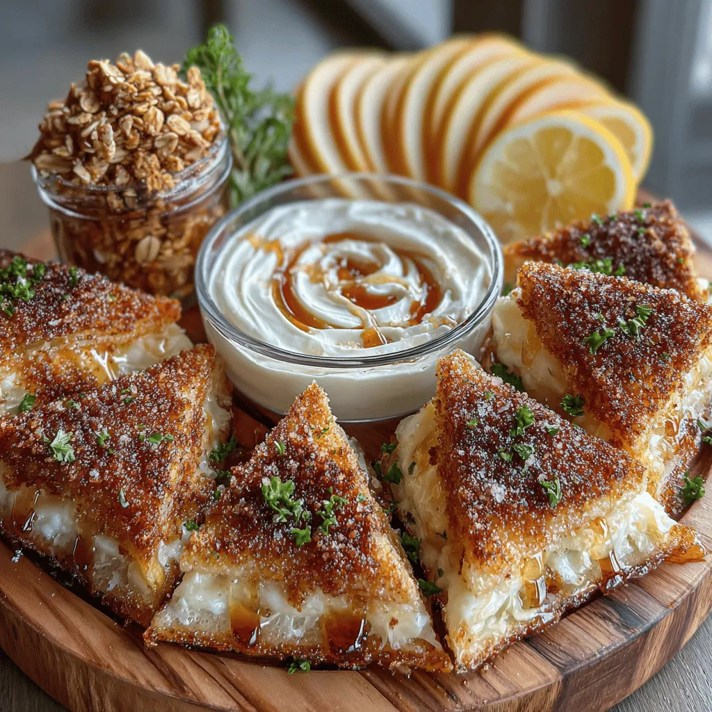 In a world filled with snack options that often lean heavily on the unhealthy side, it's refreshing to discover a recipe that is both delicious and nutritious. Enter Cinnamon Sugar Baked Apple Pita Chips with Creamy Yogurt Dip—a delightful treat that seamlessly combines the satisfying crunch of baked pita chips with the natural sweetness of apples and the creamy richness of yogurt. This recipe is not only a feast for the taste buds but also a healthier alternative to traditional snacks, making it perfect for any occasion, whether it's a cozy movie night at home, a lively gathering with friends, or a wholesome afternoon treat for the family.
