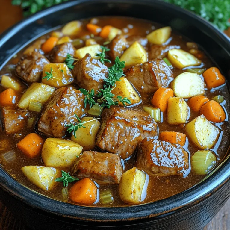 To create this comforting stew, let's take a closer look at the key ingredients that make it shine.