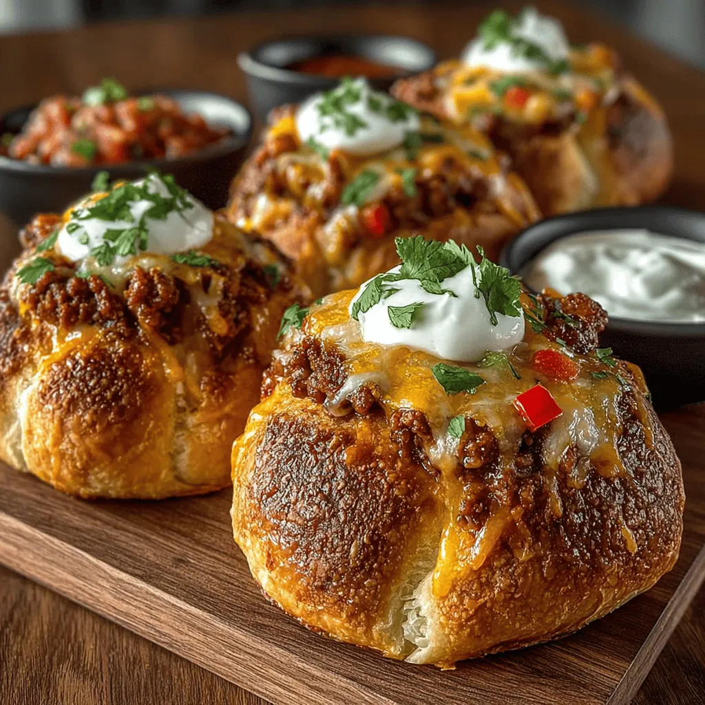 If you're looking for a delicious and satisfying dish that combines the comfort of cheesy goodness with the heartiness of chili, look no further than Cheesy Chili Stuffed Crescent Rolls. These delightful creations are not just a treat for the taste buds; they are also versatile enough to serve as appetizers for your next gathering, hearty snacks for game day, or even a quick meal on a busy weeknight. With their golden, flaky exterior enveloping a mouthwatering filling of chili, cheese, and fresh vegetables, these rolls are sure to become a favorite in your household.