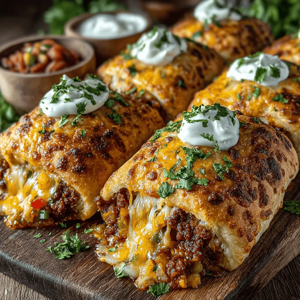 If you're looking for a delicious and satisfying dish that combines the comfort of cheesy goodness with the heartiness of chili, look no further than Cheesy Chili Stuffed Crescent Rolls. These delightful creations are not just a treat for the taste buds; they are also versatile enough to serve as appetizers for your next gathering, hearty snacks for game day, or even a quick meal on a busy weeknight. With their golden, flaky exterior enveloping a mouthwatering filling of chili, cheese, and fresh vegetables, these rolls are sure to become a favorite in your household.