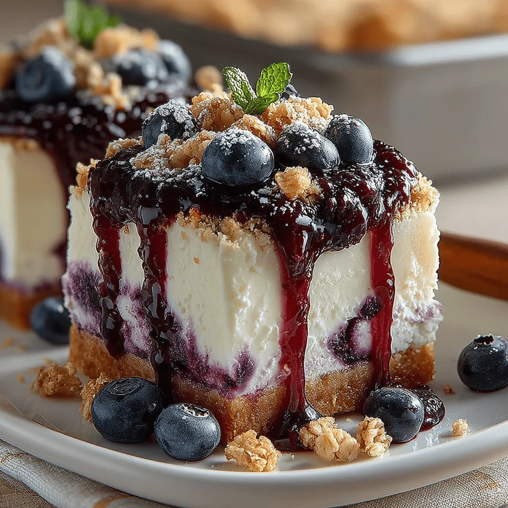 Frozen desserts have long captured the hearts of food lovers around the world. With their delightful textures and refreshing flavors, they provide a perfect solution for hot summer days or a sweet indulgence any time of the year. Among the myriad of frozen treats, one recipe stands out for its vibrant colors and harmonious balance of flavors: Frozen Blueberry Vanilla Swirl Slices. This dessert not only tantalizes the taste buds but also serves as a nutritious option, making it a popular choice for health-conscious individuals and families alike.