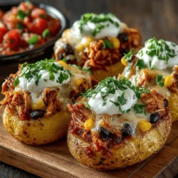 When it comes to appetizers, few dishes can rival the universal appeal of nachos. The combination of crispy tortilla chips, melted cheese, and tantalizing toppings has made nachos a staple at parties, game days, and casual dinners alike. But what if you could elevate that beloved flavor profile into a heartier, more satisfying dish? Enter Mini Chicken Nacho Potato Skins—a delightful fusion that marries the classic taste of nachos with the comforting texture of potato skins. This recipe transforms simple ingredients into an enticing appetizer that is not only delicious but also incredibly versatile.