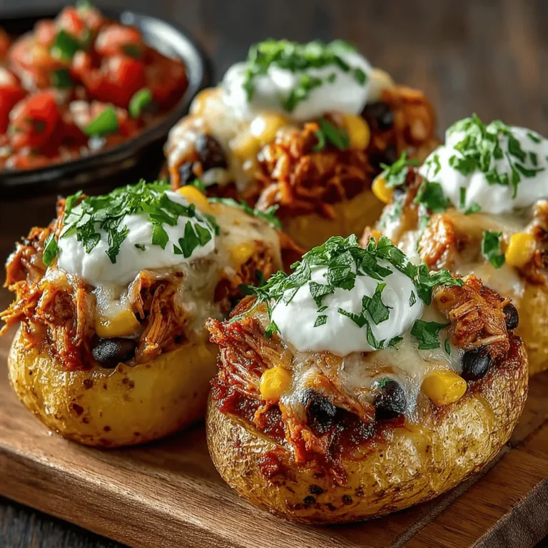 When it comes to appetizers, few dishes can rival the universal appeal of nachos. The combination of crispy tortilla chips, melted cheese, and tantalizing toppings has made nachos a staple at parties, game days, and casual dinners alike. But what if you could elevate that beloved flavor profile into a heartier, more satisfying dish? Enter Mini Chicken Nacho Potato Skins—a delightful fusion that marries the classic taste of nachos with the comforting texture of potato skins. This recipe transforms simple ingredients into an enticing appetizer that is not only delicious but also incredibly versatile.