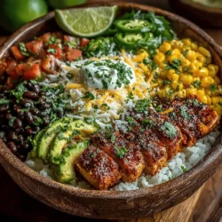 Burrito bowls have surged in popularity as a go-to dish for those seeking a quick, satisfying meal without the fuss of wrapping a burrito. This trend showcases the versatility of burrito bowls, allowing for endless combinations of flavors and ingredients. Among the myriad of options, the Spicy Hatch Chili Chicken Burrito Bowl stands out for its vibrant colors and robust flavors. This dish delivers a delightful fusion of tender marinated chicken thighs and a variety of wholesome toppings, making it an excellent choice for lunch, dinner, or meal prep.