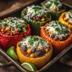 Colorful stuffed fruit bell peppers are not only visually appealing but also a delightful medley of flavors that can brighten up any meal. This dish stands out with its vibrant colors, making it an excellent choice for gatherings or weeknight dinners. Stuffed bell peppers offer a tantalizing way to incorporate wholesome ingredients, making them a favorite among health-conscious eaters and culinary enthusiasts alike.