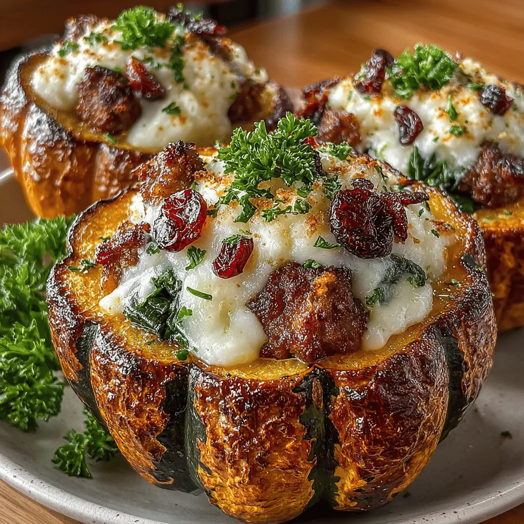As autumn sweeps in with its crisp air and vibrant foliage, the culinary world transforms, bringing forth a bounty of seasonal flavors and ingredients. This time of year, kitchens across the country become havens for warm, hearty dishes that celebrate the richness of the harvest. One dish that perfectly encapsulates the essence of fall is stuffed acorn squash. This delightful recipe combines the earthy sweetness of acorn squash with savory Italian sausage and wholesome rice, creating a comforting meal ideal for family gatherings and seasonal celebrations.