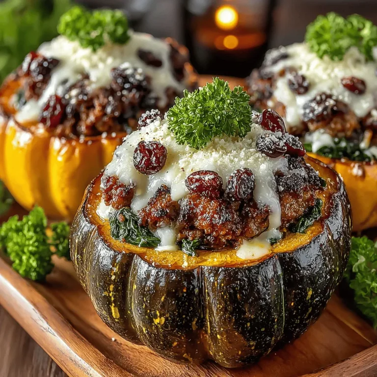 As autumn sweeps in with its crisp air and vibrant foliage, the culinary world transforms, bringing forth a bounty of seasonal flavors and ingredients. This time of year, kitchens across the country become havens for warm, hearty dishes that celebrate the richness of the harvest. One dish that perfectly encapsulates the essence of fall is stuffed acorn squash. This delightful recipe combines the earthy sweetness of acorn squash with savory Italian sausage and wholesome rice, creating a comforting meal ideal for family gatherings and seasonal celebrations.