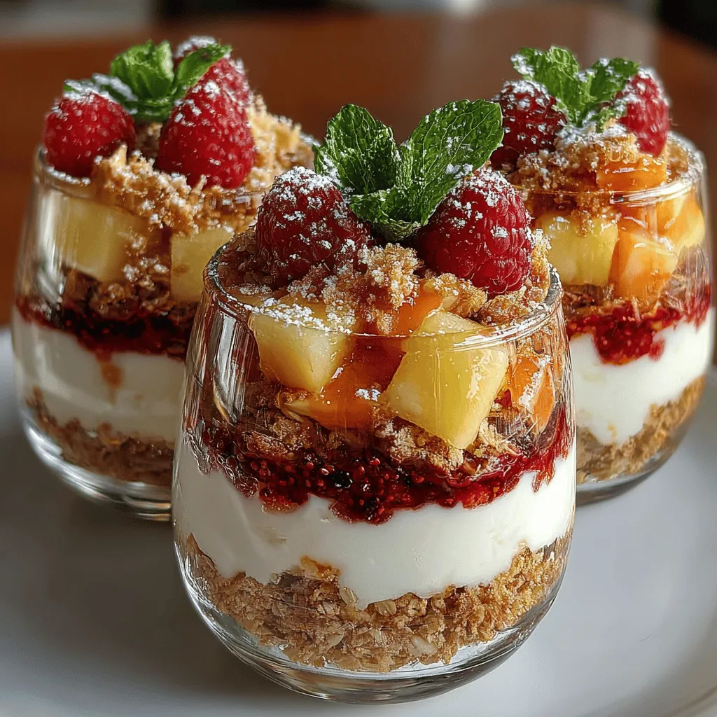 When it comes to quick and nutritious meals, few options can rival the simplicity and elegance of parfaits. The Delightful Pear & Raspberry Yogurt Parfaits stand out as a refreshing treat that can effortlessly transition from a wholesome breakfast to a light snack or even a dessert. With their vibrant colors and layers of flavor, these parfaits are as visually appealing as they are delicious. This recipe captures the essence of seasonal ingredients, making it a perfect choice for those looking to embrace fresh produce and elevate their culinary repertoire.