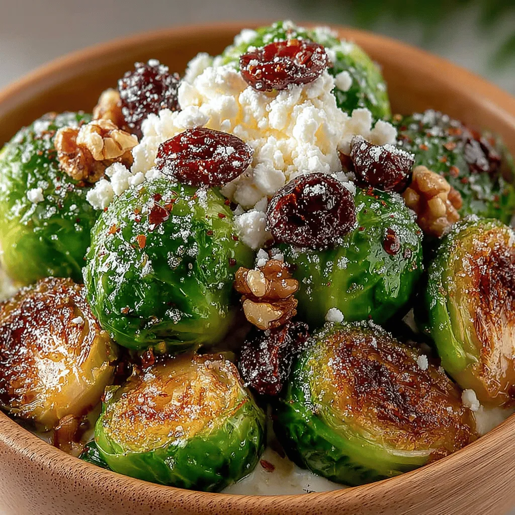 Brussels sprouts, often dubbed the underrated hero of the vegetable world, are not only versatile but also packed with essential nutrients. With their unique flavor and texture, they can elevate any meal, and during the holiday season, they take center stage in festive dishes. Our recipe for Festive Roasted Brussels Sprouts with Cranberries encapsulates the essence of the holidays—rich flavors, vibrant colors, and a touch of sweetness. This dish is perfect for family gatherings, holiday parties, or any occasion where you want to impress your guests without spending hours in the kitchen.