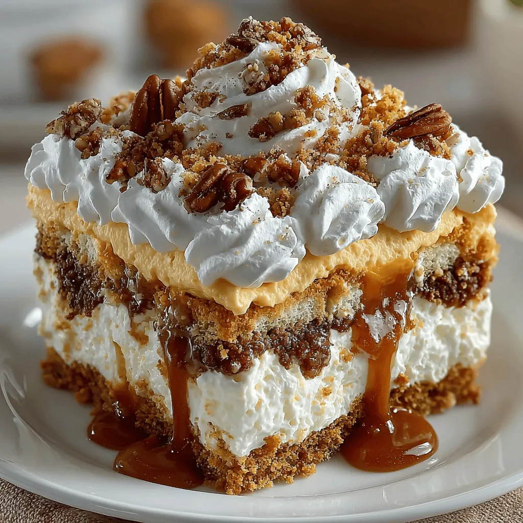 Chilling the Pumpkin Spice Icebox Dream Cake is a crucial step that elevates this dessert to new heights. Allowing the cake to sit in the refrigerator for at least four hours, or ideally overnight, enables the flavors to meld beautifully. This chilling time allows the spices to infuse into the cream layers, enhancing the cake's overall taste. Additionally, chilling helps the graham cracker crust soften slightly, creating a delightful contrast between the creamy filling and the crust's texture. A well-chilled cake is not only more refreshing but also allows for easier slicing, ensuring that each piece holds its shape beautifully when served.
