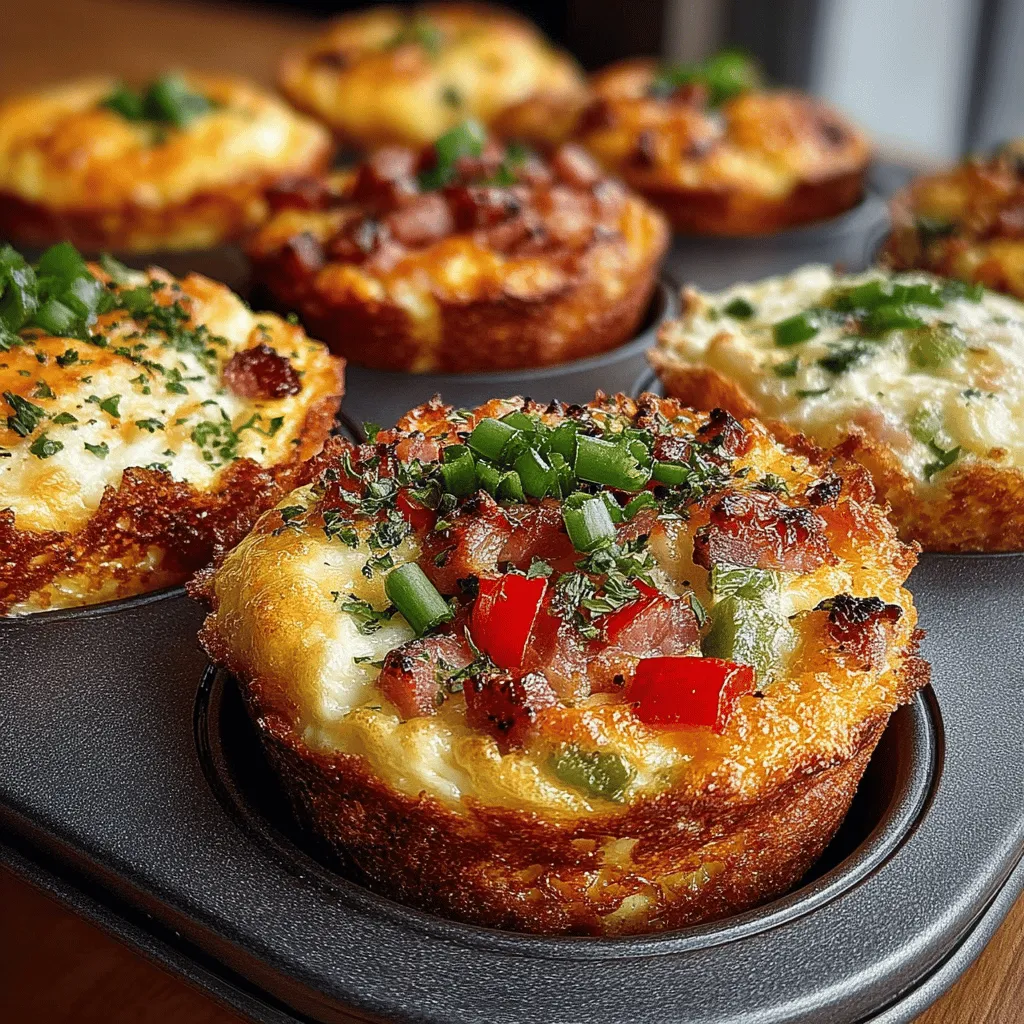 Start your day with a delicious burst of flavor by making Savory Ham & Cheese Breakfast Cups. These delightful little treats are not only easy to prepare but also packed with protein and essential nutrients, making them a perfect breakfast option for busy mornings. Whether you're meal prepping for the week or hosting a brunch gathering, these breakfast cups are versatile, satisfying, and sure to please everyone at the table.