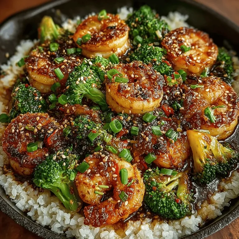 In today’s fast-paced world, finding a meal that is both quick to prepare and packed with flavor can be a challenge. Enter the Quick & Savory Shrimp & Broccoli Delight—a dish that strikes the perfect balance between nutrition and convenience, making it an ideal option for busy weeknights. This vibrant, colorful meal showcases a delightful combination of tender shrimp and crisp broccoli, complemented by an array of fresh vegetables and a mouthwatering sauce. Not only is it visually appealing, but it also caters to the health-conscious eater, providing a satisfying dinner option that the whole family will enjoy.