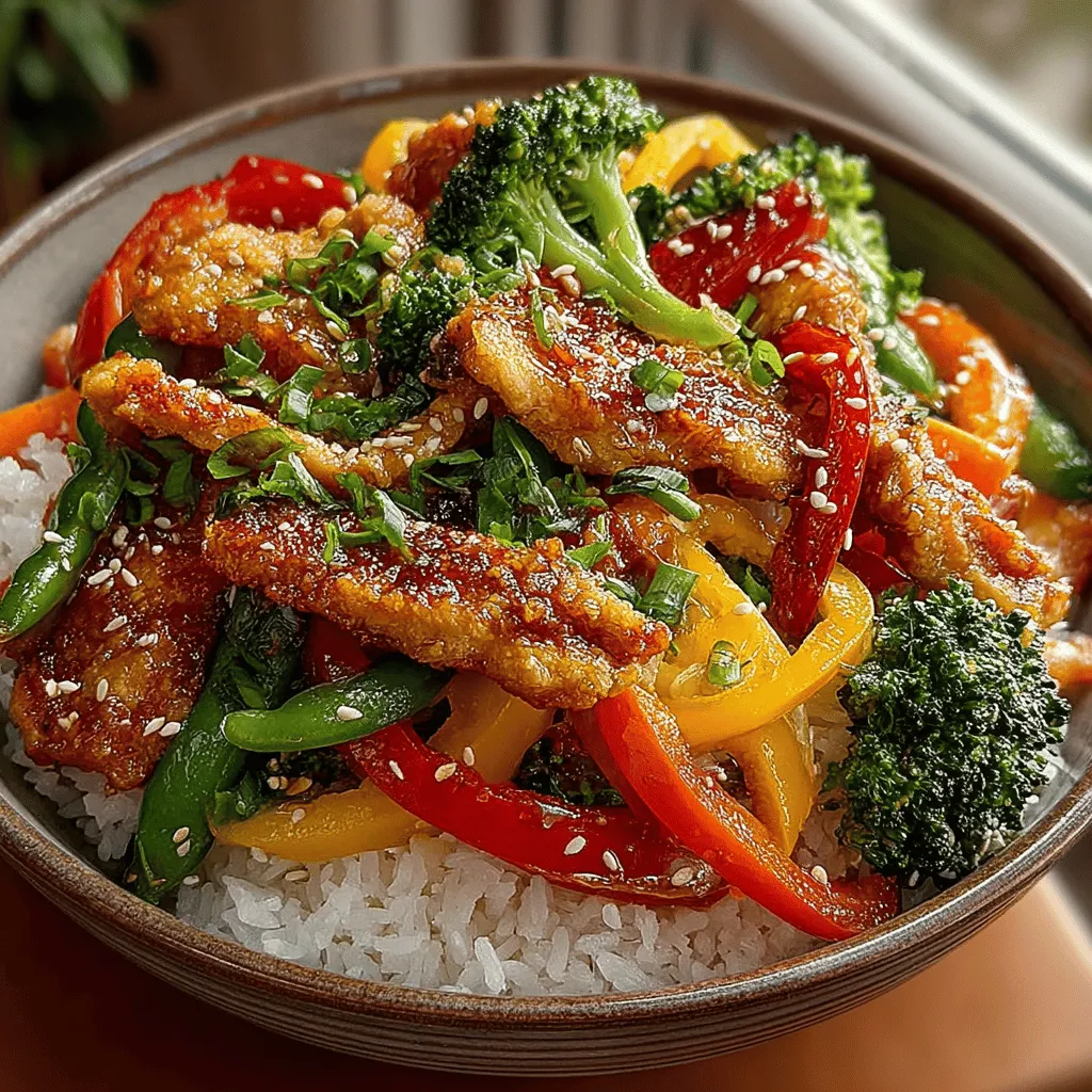 Sizzling Chicken & Veggie Delight is more than just a meal; it’s a delightful fusion of flavors and textures that brings together tender chicken and vibrant vegetables in a dish that’s both visually appealing and nutritious. This recipe stands out as a wholesome option for those who value balanced meals, combining lean protein with an array of fresh veggies. Whether you’re looking to maintain a healthy lifestyle or simply want to enjoy a delicious meal, Sizzling Chicken & Veggie Delight checks all the boxes.