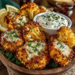 Crispy Air Fryer Cauliflower Bites with Zesty Yogurt Dip offer a delightful combination of flavors and textures that make them a standout choice for a healthy snack or appetizer. Whether you're hosting a gathering, preparing for a movie night, or simply looking for a nutritious treat, this recipe is sure to satisfy your cravings without sacrificing your dietary goals. The crunchy exterior of the seasoned cauliflower pairs perfectly with a tangy, creamy yogurt dip, making each bite a flavorful experience. In this article, we’ll delve into the benefits of air frying, explore the nutritional advantages of cauliflower, and guide you through the initial steps to create these crispy bites.