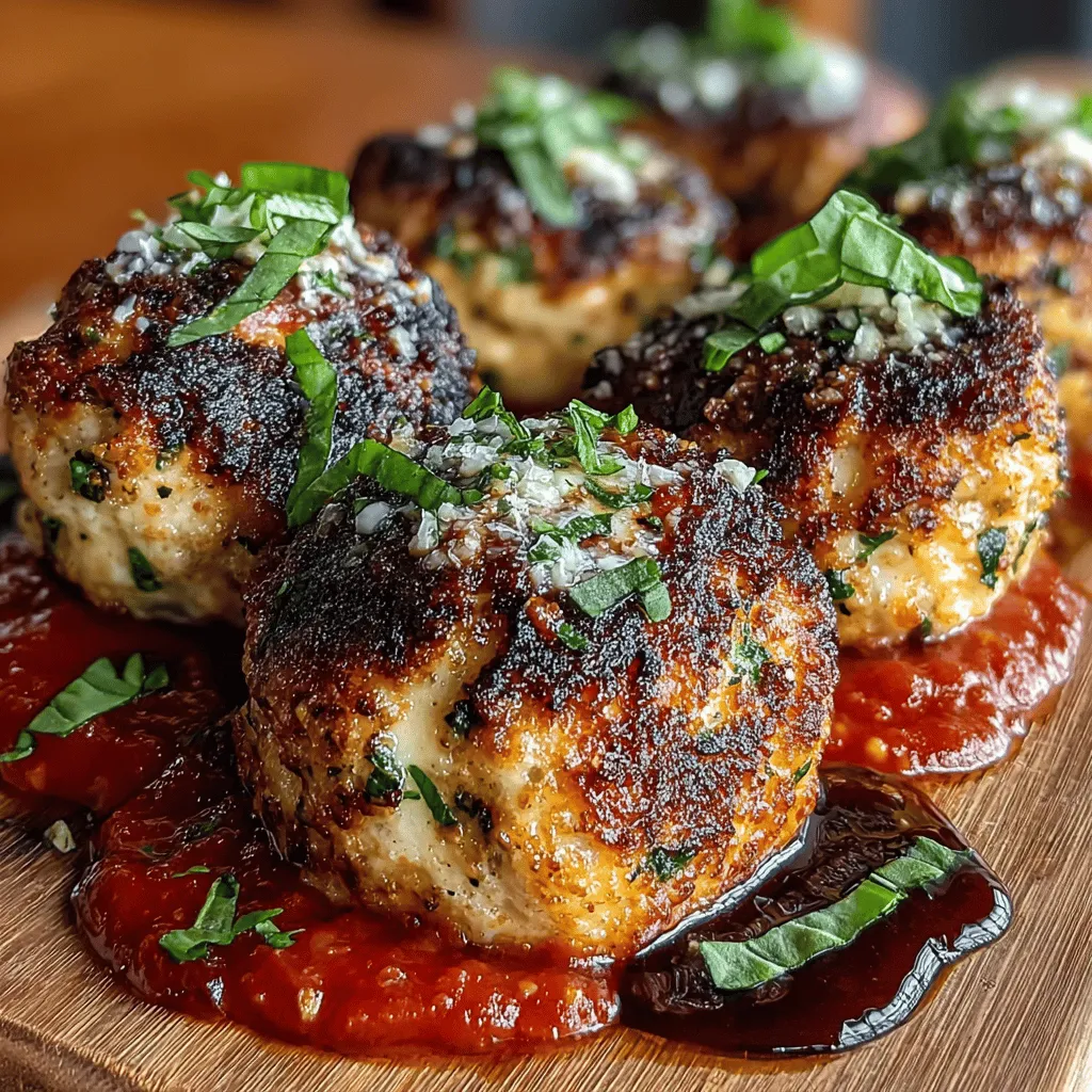 - 1 pound ground turkey - 1/4 cup breadcrumbs (preferably whole wheat) - 1/4 cup grated Parmesan cheese - 1/4 cup chopped fresh parsley - 1 large egg - 2 cloves garlic, minced - 1 teaspoon onion powder - 1 teaspoon Italian seasoning - Salt and pepper to taste - 1 cup marinara sauce (store-bought or homemade) - Cooking spray or olive oil for greasing