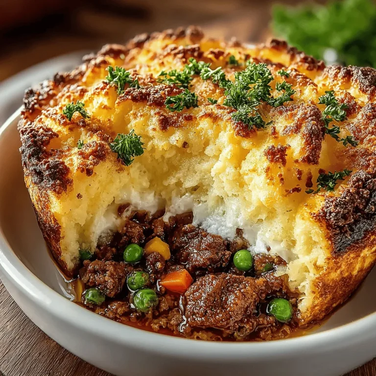 To elevate your Shepherd's Pie experience, consider enhancing the filling with garlic and fresh herbs. Garlic not only adds depth but also brings a warm, aromatic quality to the dish. Fresh herbs such as rosemary and parsley can brighten the flavors and complement the meat beautifully.