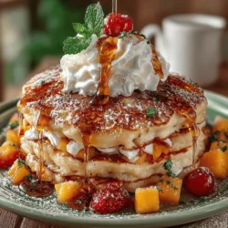 To achieve the perfect fluffy peach pancakes, it’s essential to understand the key ingredients that contribute to their texture and taste. The foundation of any good pancake is the batter, which is primarily made up of all-purpose flour. This versatile ingredient provides the necessary structure, ensuring that your pancakes rise beautifully and have a pleasing texture.