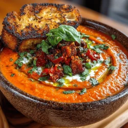 Creating the perfect creamy roasted red pepper soup starts with understanding its primary components. The main ingredients of this soup include: