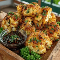 - 1 medium cauliflower, cut into bite-sized florets - 1 cup all-purpose flour (or gluten-free flour) - 1 teaspoon garlic powder - 1 teaspoon onion powder - 1 teaspoon smoked paprika - 1 cup buttermilk (or plant-based milk with a splash of vinegar for vegan option) - 2 cups panko breadcrumbs - 1/2 cup grated Parmesan cheese (optional; use nutritional yeast for a vegan alternative) - 1/4 cup olive oil - Salt and pepper to taste