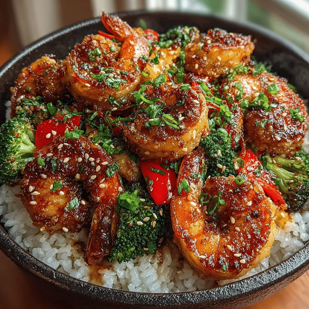 In the realm of quick and satisfying meals, few dishes can compete with the allure of Sweet & Sticky Honey Garlic Shrimp Bowls. This delightful recipe combines succulent shrimp with a rich, sweet, and savory honey garlic sauce, served over a bed of fluffy rice and vibrant vegetables. It’s a meal that not only tantalizes the taste buds but also brings a splash of color to your plate, making it a feast for the eyes as well.