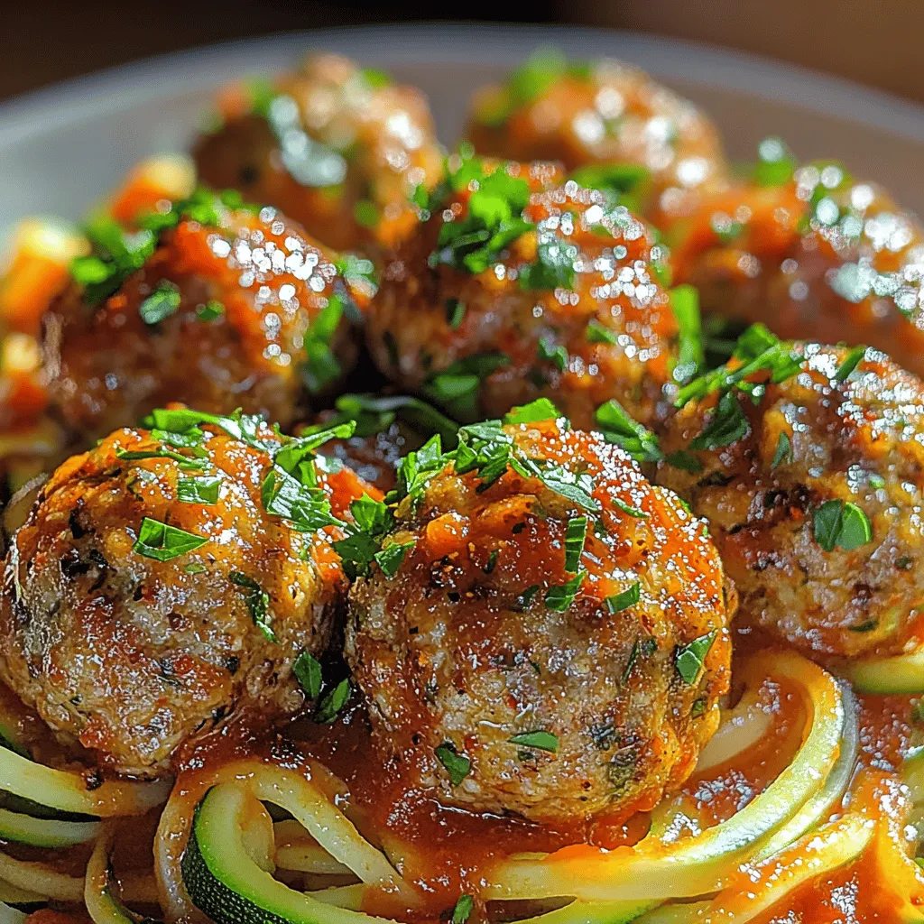 In today’s fast-paced world, finding nutritious meals that can be prepared quickly is a challenge many face. The good news is that healthy eating doesn’t have to be time-consuming or complicated. One standout option is the Zesty Air Fryer Meatballs with Zucchini Noodles, a recipe that combines the benefits of air frying with the freshness of zucchini to create a dish that is both satisfying and health-conscious. This meal is perfect for busy weeknights, offering a low-carb alternative that is both flavorful and easy to prepare.