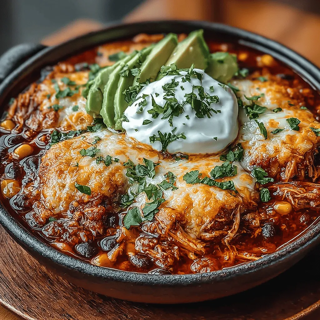 In the realm of comfort food, few dishes can compete with a warm bowl of soup, especially when it’s as vibrant and flavorful as our Warm & Zesty Crockpot Chicken Enchilada Soup. This recipe embodies the perfect blend of spices, textures, and heartwarming flavors, making it an ideal choice for any occasion. Whether you're coming home after a long day or hosting a gathering with friends and family, this soup is designed to impress without demanding hours in the kitchen.