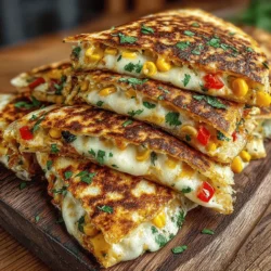 Cheesy Veggie Delight Quesadillas are the perfect solution for a quick, healthy, and family-friendly meal. With their delightful combination of flavors and textures, these quesadillas are not only appealing to adults but also to kids, making them a hit at the dinner table. The versatility of the ingredients allows for easy customization based on personal preferences or what you have on hand. Additionally, preparing these quesadillas in an air fryer means you can achieve a crispy, golden exterior without the need for excess oil, making this dish even more appealing. Whether you're looking for a satisfying weeknight dinner or a simple snack, Cheesy Veggie Delight Quesadillas are sure to please.